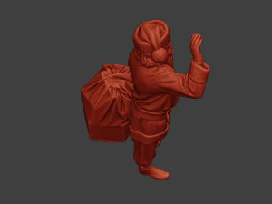 santa claus print p1 3D Print Model
