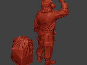 santa claus print p1 3D Print Model