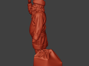 santa claus print p1 Model Cetak 3D