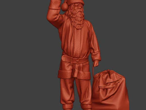 santa claus print p1 3D Print Model