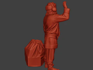 santa claus print p1 3D Print Model