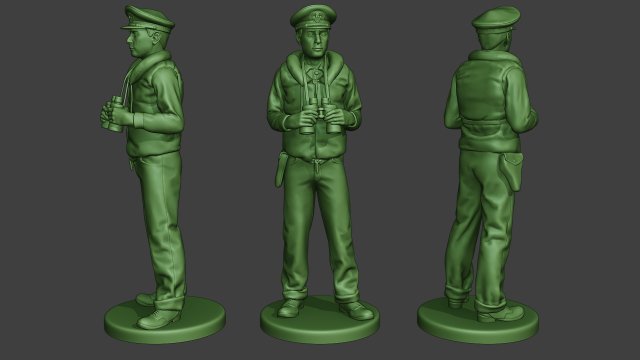 us navy officer ww2 binoculars usn1 3D Print Model .c4d .max .obj .3ds .fbx .stl .blend 