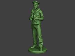 us navy officer ww2 binoculars usn1 3D Print Model
