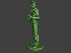 us navy officer ww2 binoculars usn1 3D Print Model