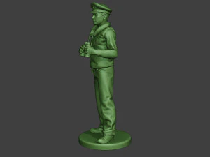 us navy officer ww2 binoculars usn1 3D Print Model