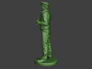 us navy officer ww2 binoculars usn1 3D Print Model