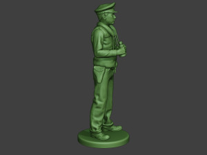 us navy officer ww2 binoculars usn1 3D Print Model