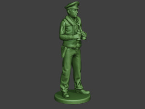 us navy officer ww2 binoculars usn1 3D Print Model