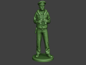 us navy officer ww2 binoculars usn1 3D Print Model