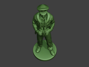 us navy officer ww2 binoculars usn1 3D Print Model