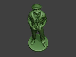 us navy officer ww2 binoculars usn1 3D Print Model