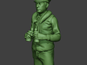 us navy officer ww2 binoculars usn1 3D Print Model
