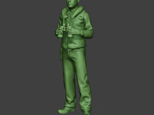 us navy officer ww2 binoculars usn1 3D Print Model
