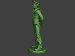 us navy officer ww2 usn1 3D Print Model