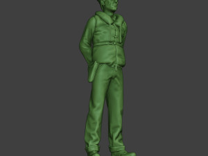 us navy officer ww2 usn1 3D Print Model