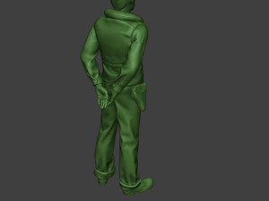 us navy officer ww2 usn1 3D Print Model