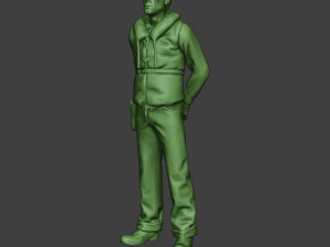 us navy officer ww2 usn1 3D Print Model
