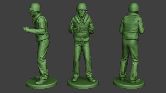 us navy sailor ww2 action usn1 Model Cetak 3D .c4d .max .obj .3ds .fbx .stl .blend 