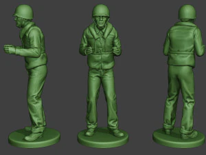 미 해군 선원 ww2 액션 usn1 3D 프린트 모델