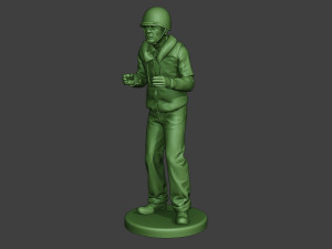 us navy sailor ww2 action usn1 Model Cetak 3D