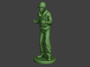 us navy sailor ww2 action usn1 3D Print Model