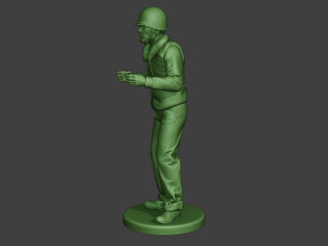 us navy sailor ww2 action usn1 Model Cetak 3D