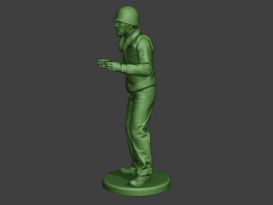 us navy sailor ww2 action usn1 3D Print Model