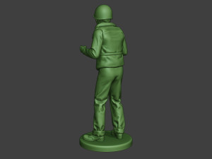 us navy sailor ww2 action usn1 Model Cetak 3D