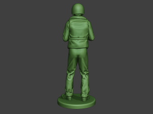 us navy sailor ww2 action usn1 Model Cetak 3D