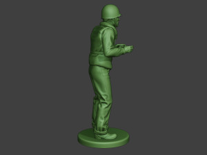 us navy sailor ww2 action usn1 Model Cetak 3D