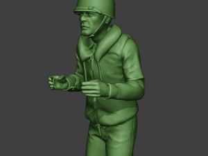 us navy sailor ww2 action usn1 Model Cetak 3D