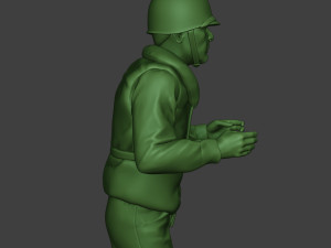 us navy sailor ww2 action usn1 Model Cetak 3D