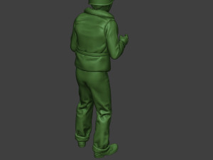 us navy sailor ww2 action usn1 Model Cetak 3D