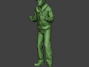 us navy sailor ww2 action usn1 Model Cetak 3D