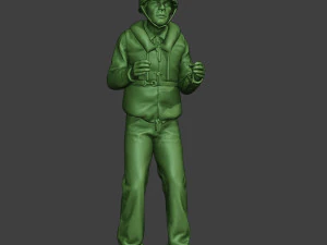 us navy sailor ww2 action usn1 3D Print Model
