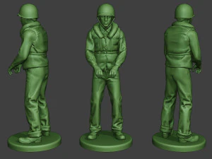marinero de la marina estadounidense ww2 action2 usn1 Modelo de impresión 3D