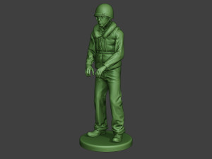 us navy sailor ww2 action2 usn1 3D 프린트 모델
