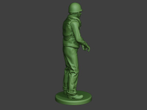 us navy sailor ww2 action2 usn1 3D 프린트 모델