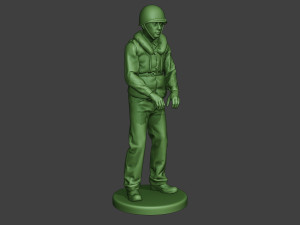 us navy sailor ww2 action2 usn1 3D 프린트 모델