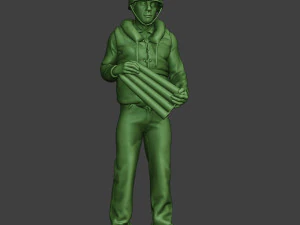us navy sailor ww2 ammo usn1 3D Print Model