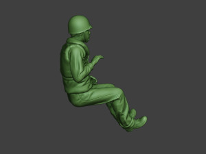 us navy sailor ww2 sit usn1 3D प्रिंट मॉडल