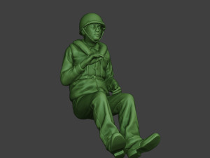 us navy sailor ww2 sit usn1 3D प्रिंट मॉडल