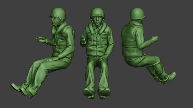 us navy sailor ww2 sit2 usn1 Model do druku 3D .c4d .max .obj .3ds .fbx .stl .blend 