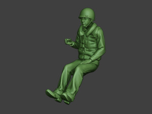 us navy sailor ww2 sit2 usn1 Model do druku 3D