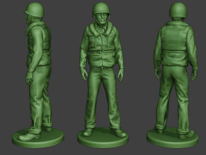 미 해군 선원 ww2 usn1 스탠드 3D 프린트 모델