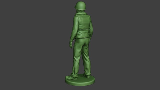 Download us navy sailor ww2 stand usn1 3D Model