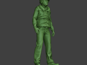 us navy sailor ww2 stand usn1 3D Print Model