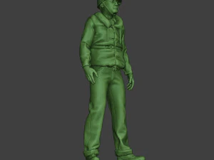 us navy sailor ww2 stand usn1 3D Print Model