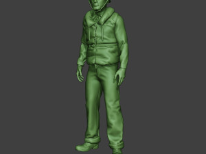 us navy sailor ww2 stand usn1 3D Print Model