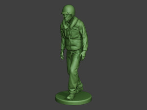 us navy sailor ww2 walk usn1 3Dプリントモデル